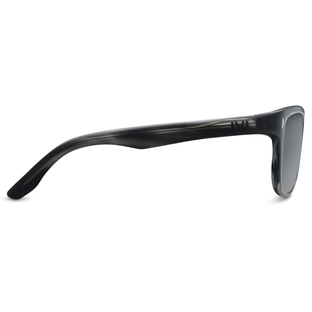 Standard Wayfarer Sunglasses in Matte Grey Tortoise with Grey Lens