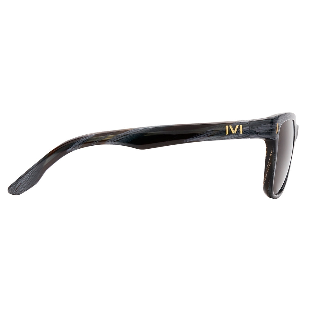 Standard Wayfarer Sunglasses in Polished Double Horn with Bronze Polarized Lens
