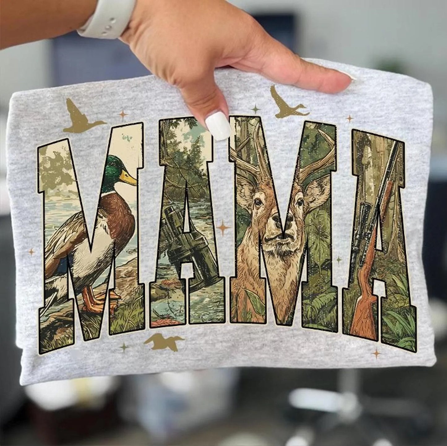 Mama camo sweatshirt
