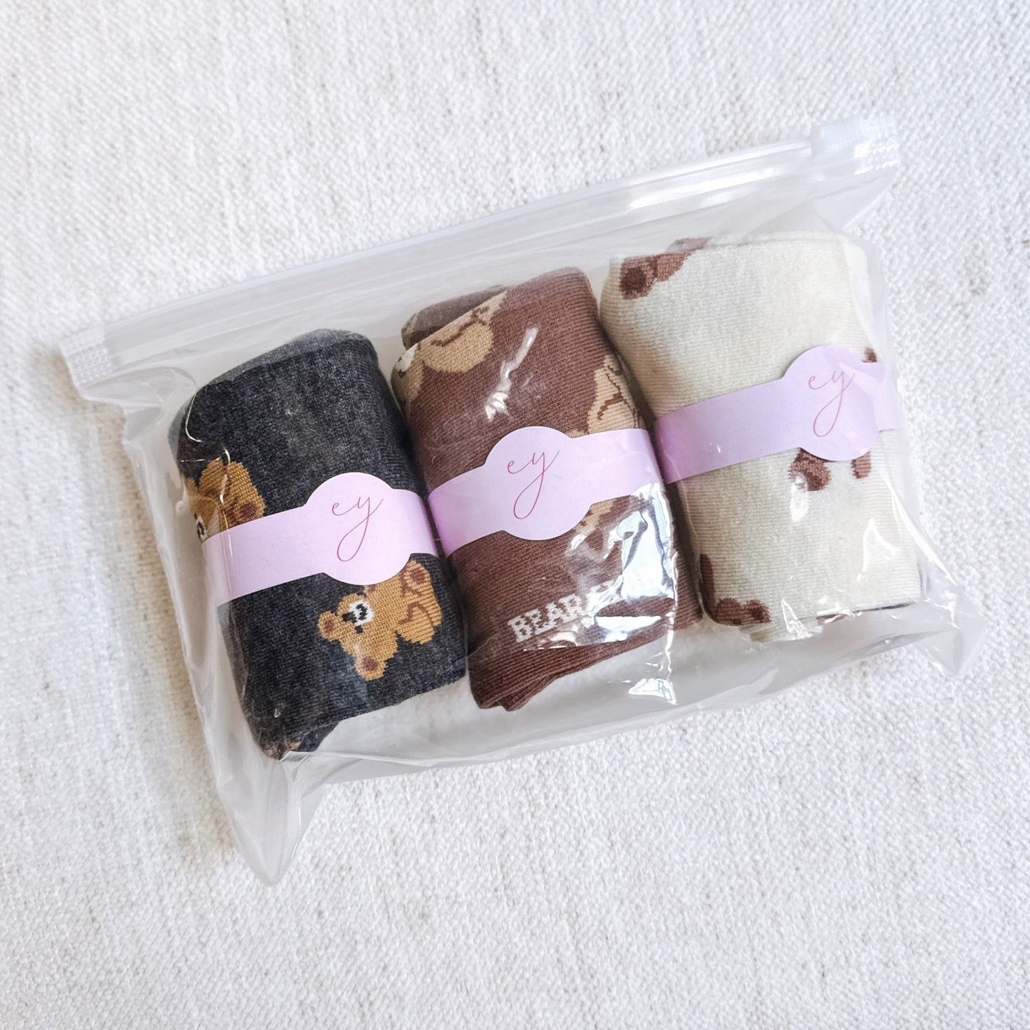 Bear Bear My Bear Socks Set of 3