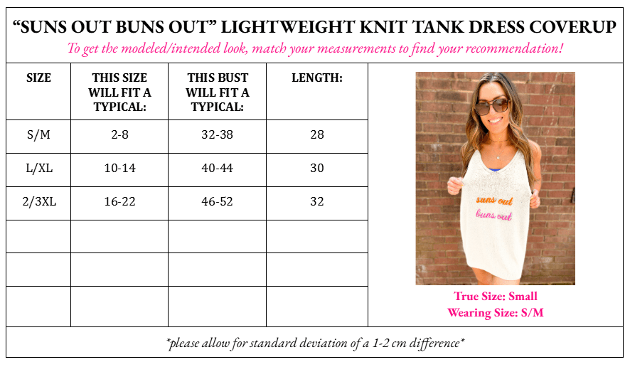Suns Out, Buns Out Lightweight Knit Tank Dress Coverup