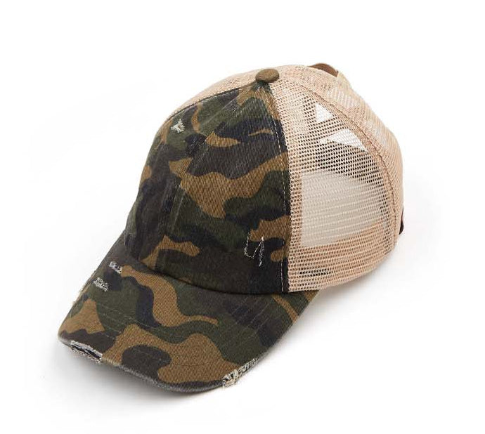 CC Criss-Cross Ponytail Cap
