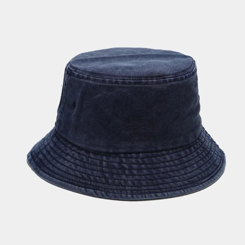 Distressed Washed Bucket Hat