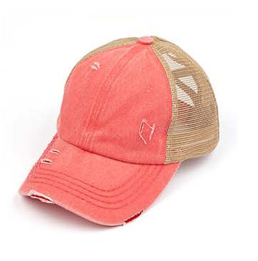 CC Criss-Cross Ponytail Cap