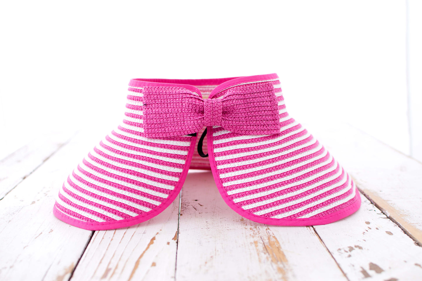 Foldable Bow Stripe Visor