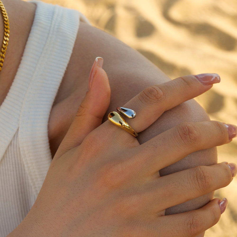 Samantha Serpent Wrap Ring in 18K Gold