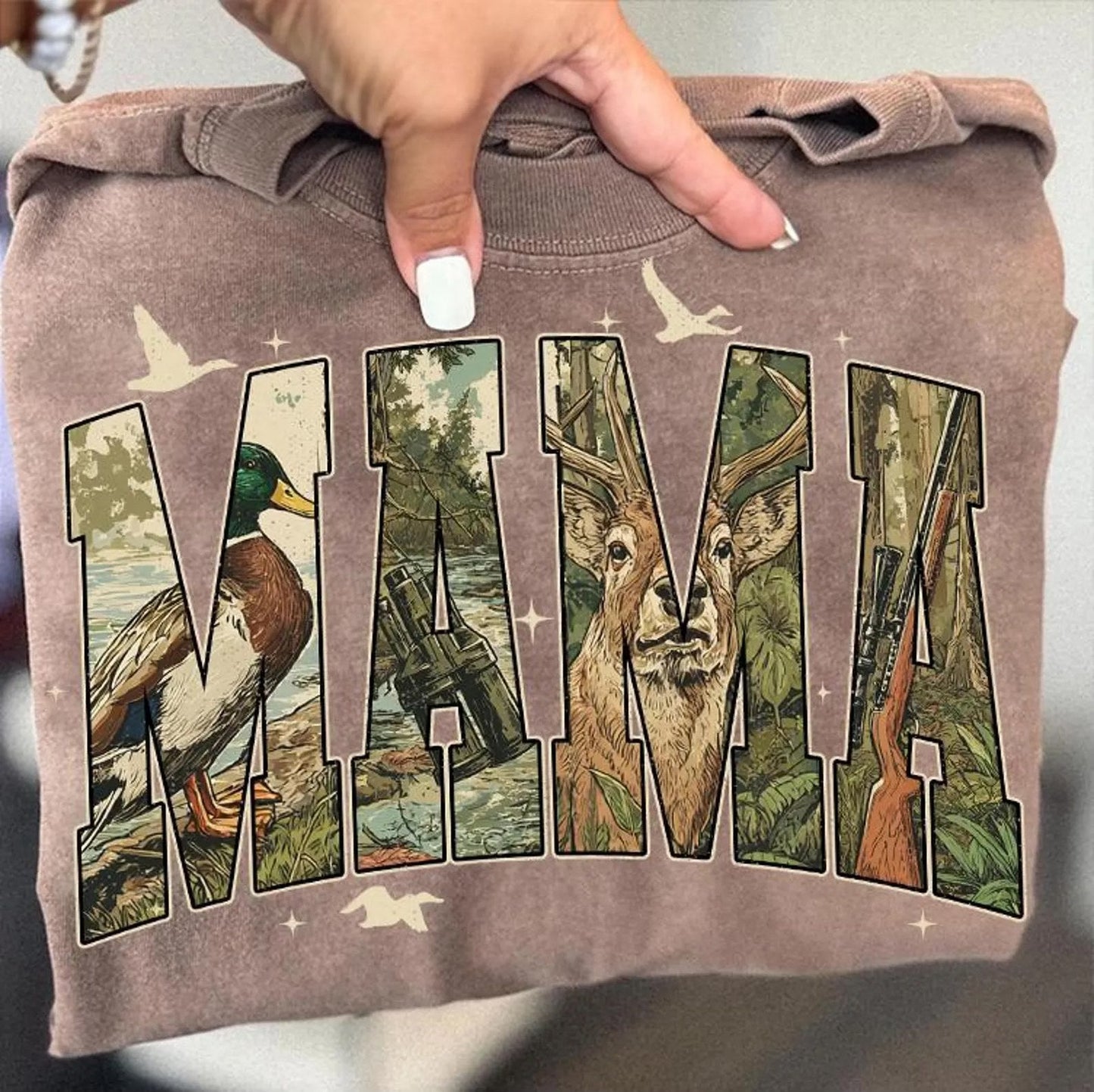Mama camo sweatshirt