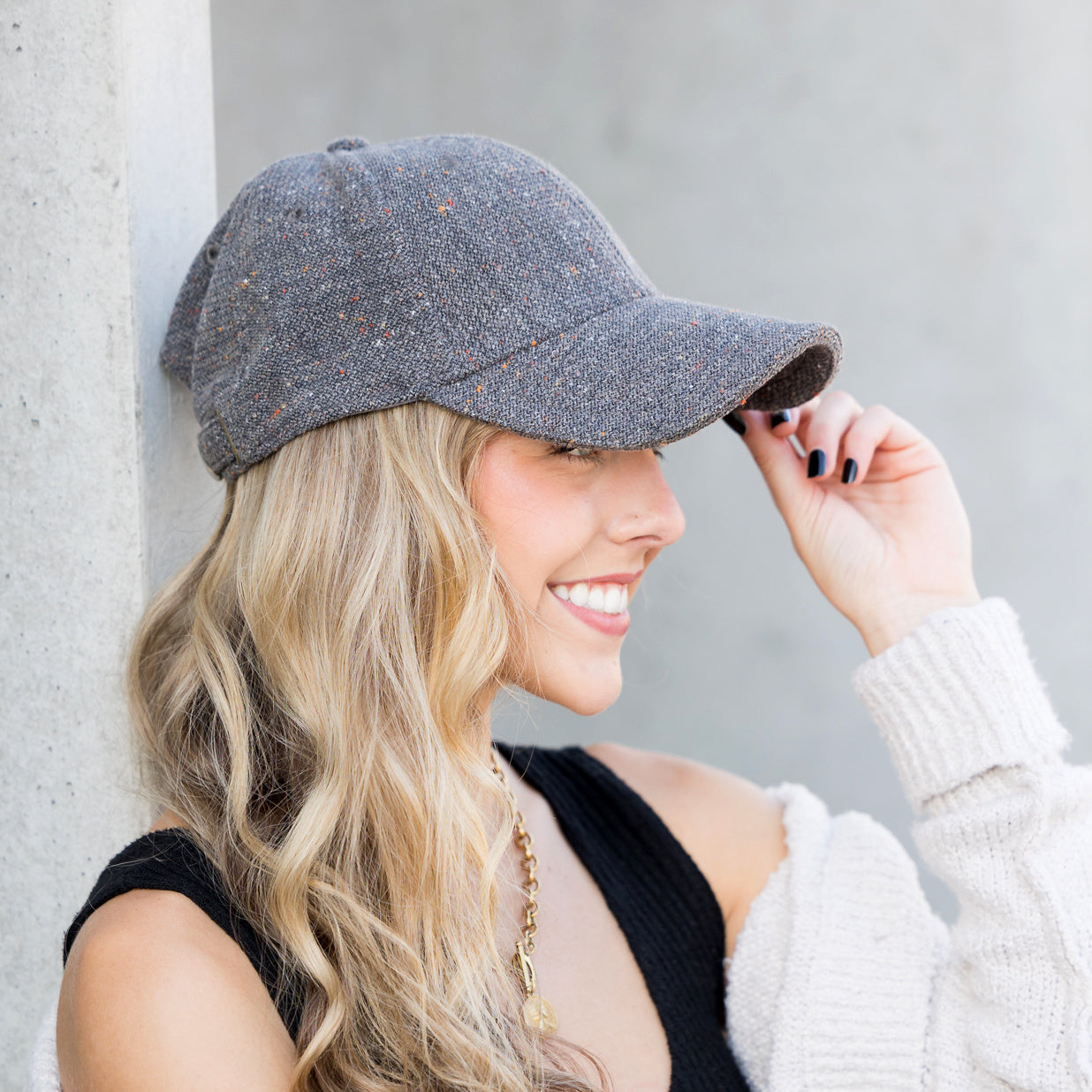 Autumn Tweed Ball Cap