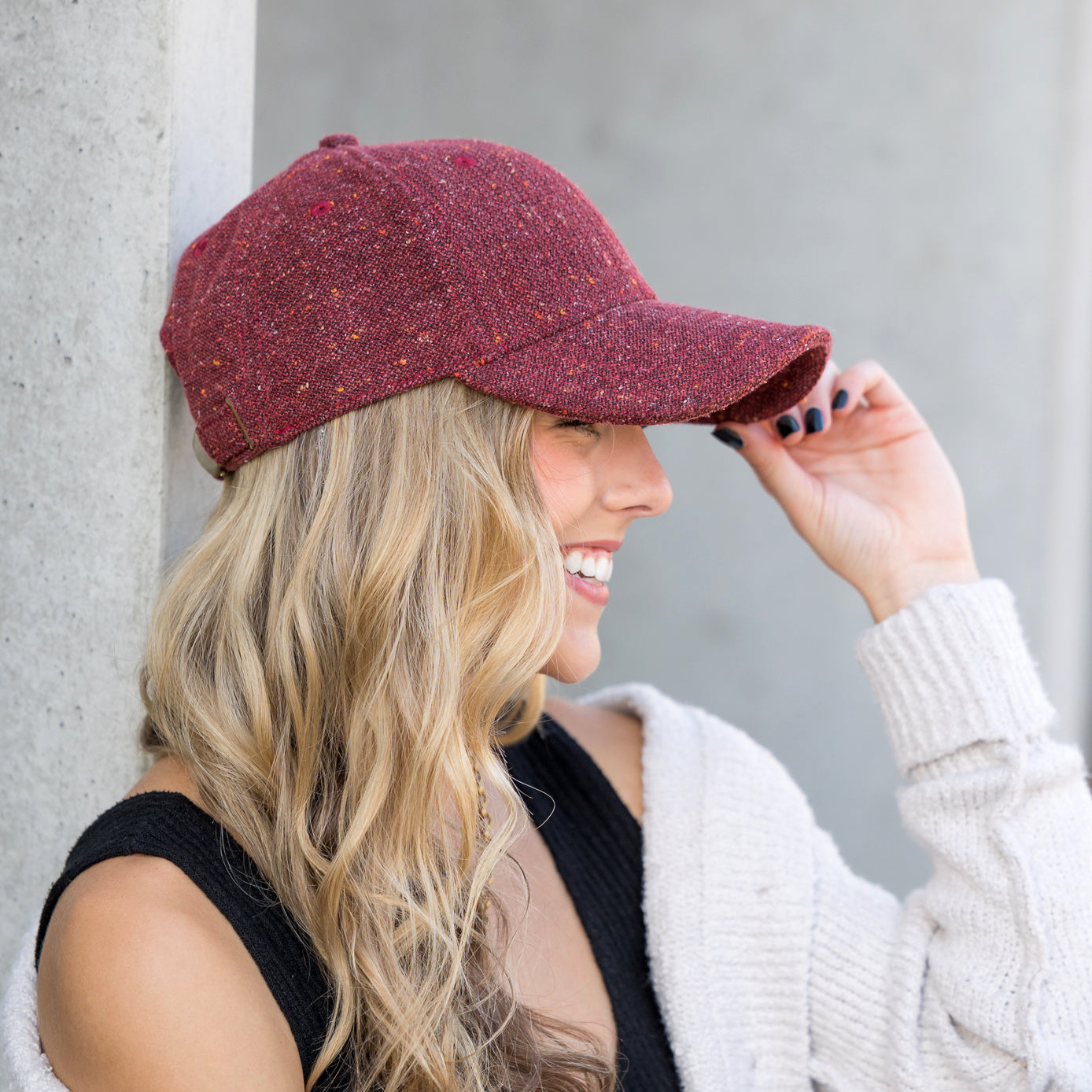 Autumn Tweed Ball Cap