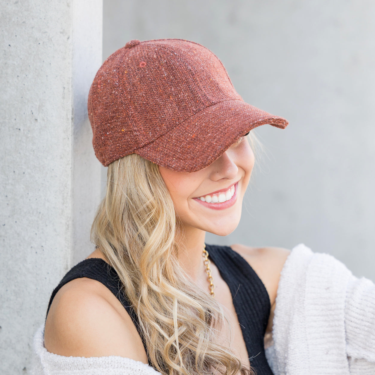 Autumn Tweed Ball Cap
