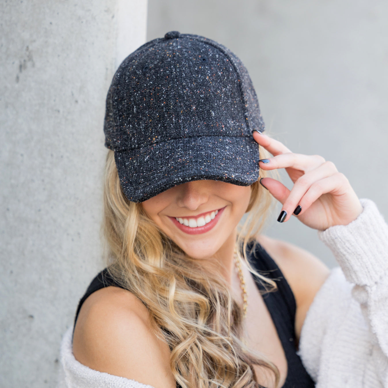 Autumn Tweed Ball Cap