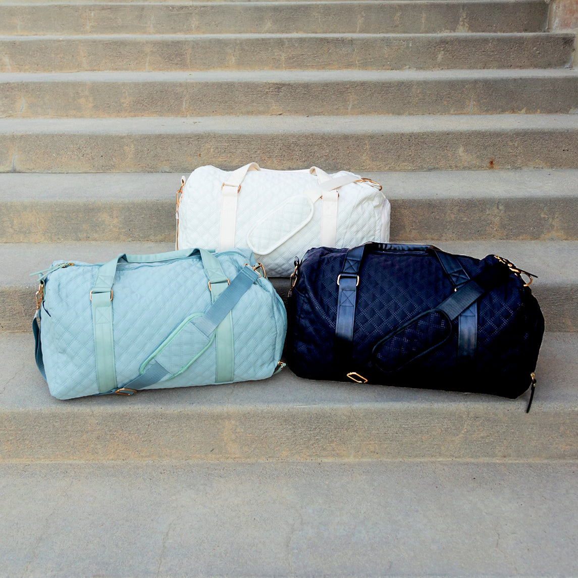 Zahra Quilted Travel Weekender