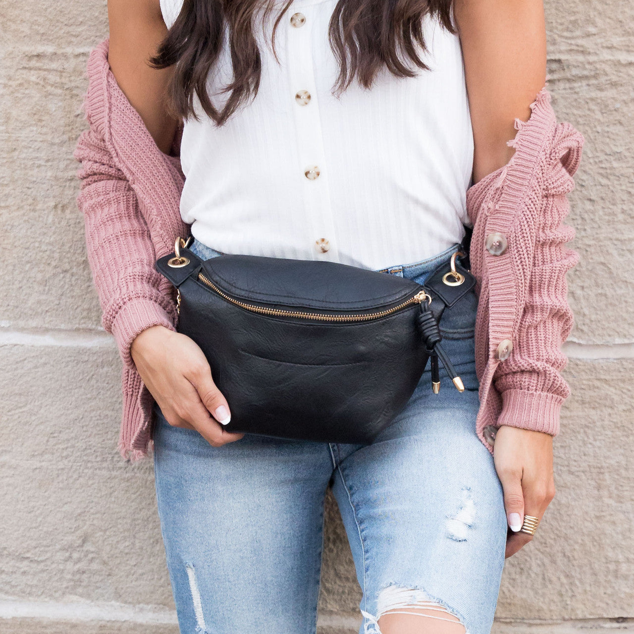 Luxe Convertible Sling Belt Bag