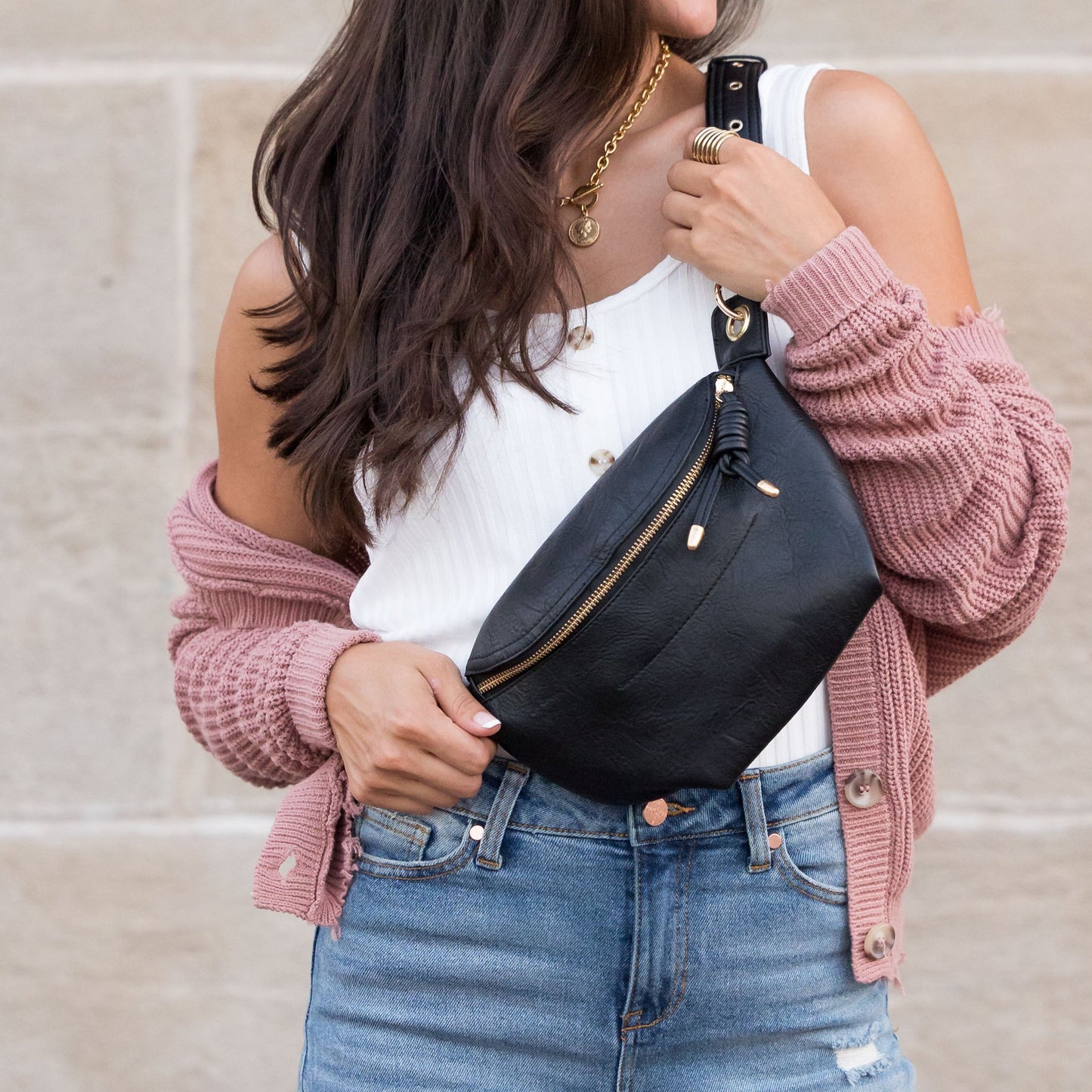 Luxe Convertible Sling Belt Bag