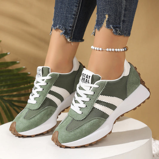 Chunky Platform Sneakers in Breathable Mesh