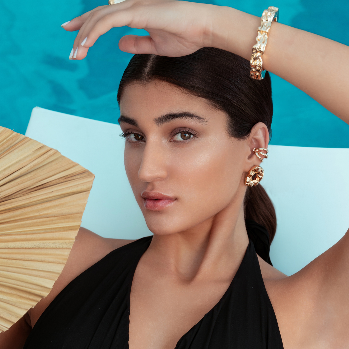 Ellen Triple Strand Ear Cuff