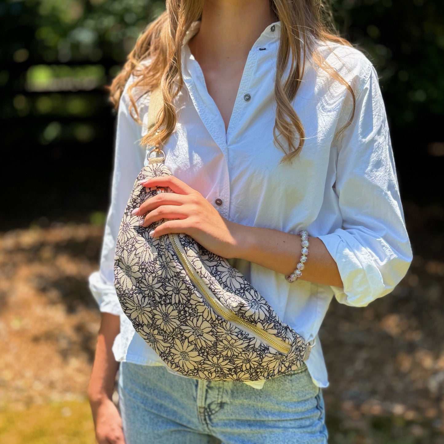 Vintage Floral Sling Bag
