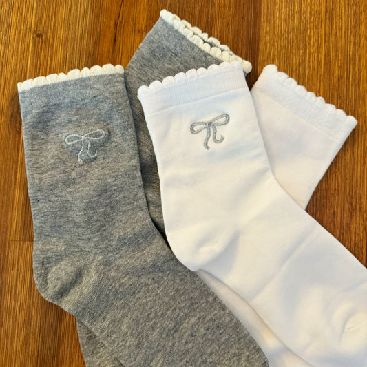 Bow Bow Socks Set of 2