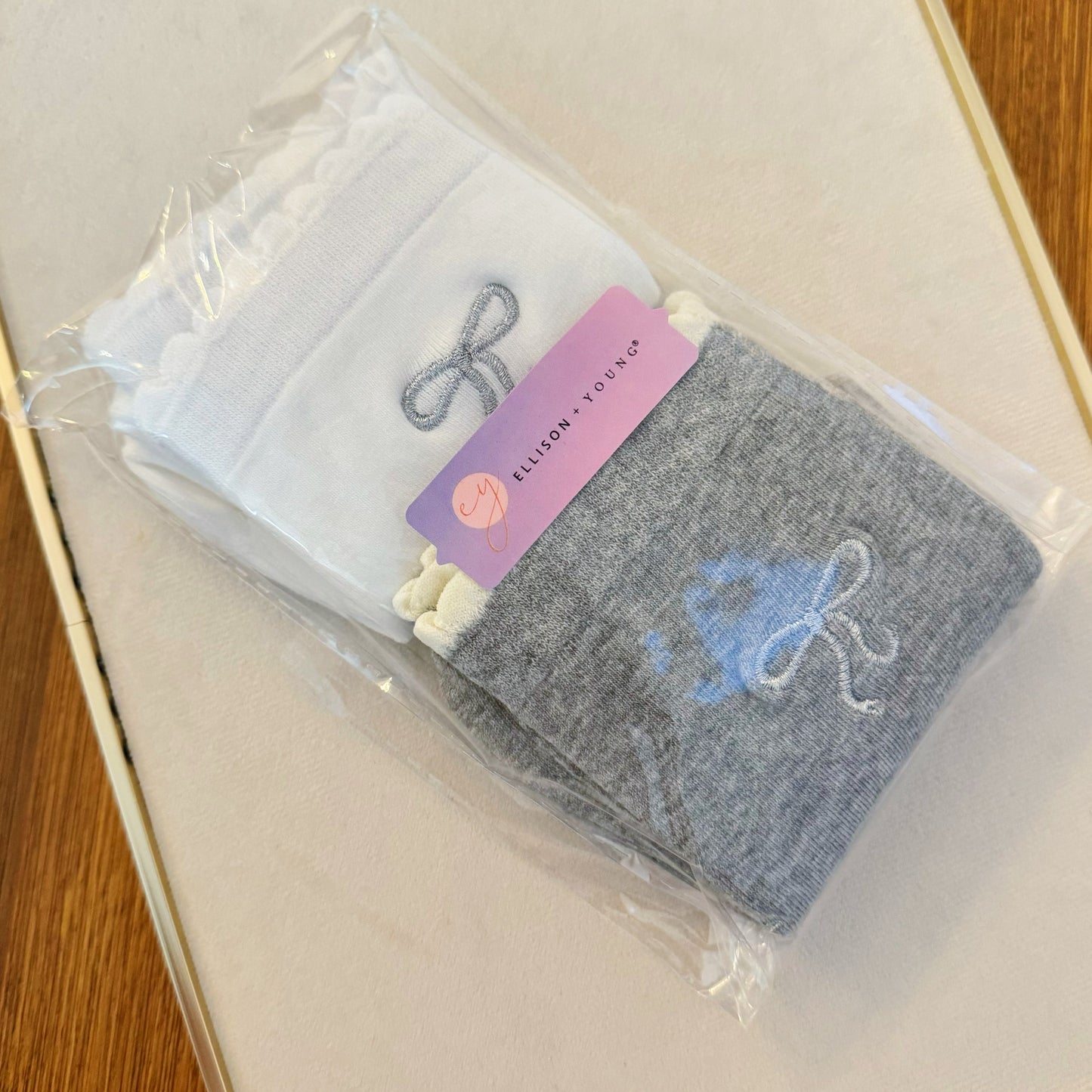 Bow Bow Socks Set of 2