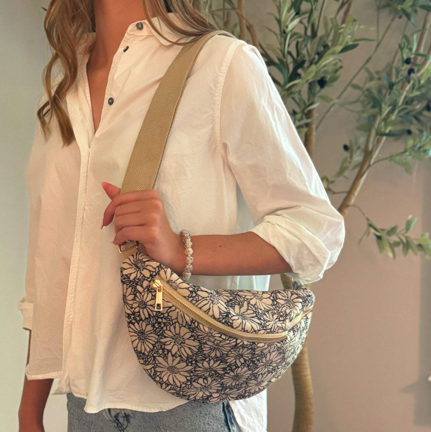 Vintage Floral Sling Bag