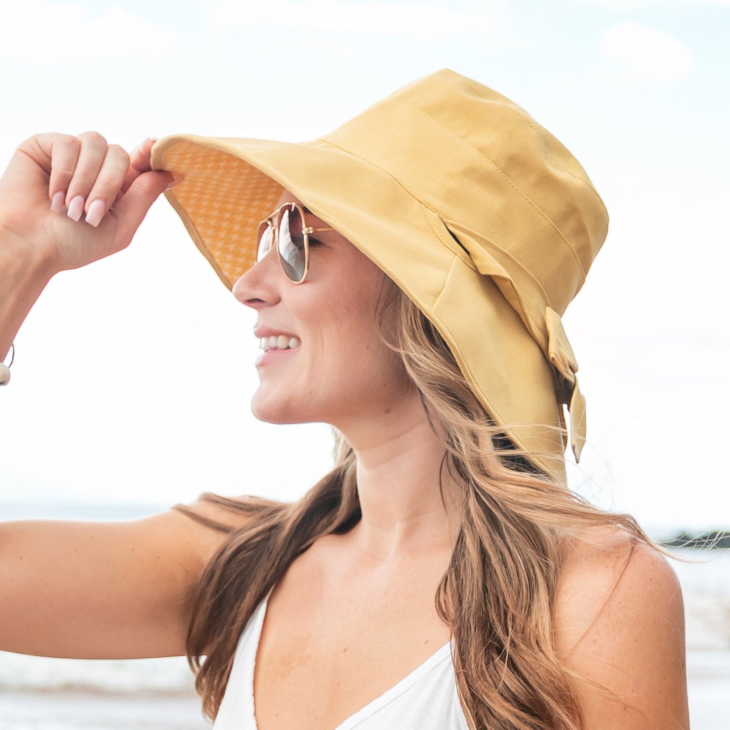 Bow Accent Reversible Cargo Hat
