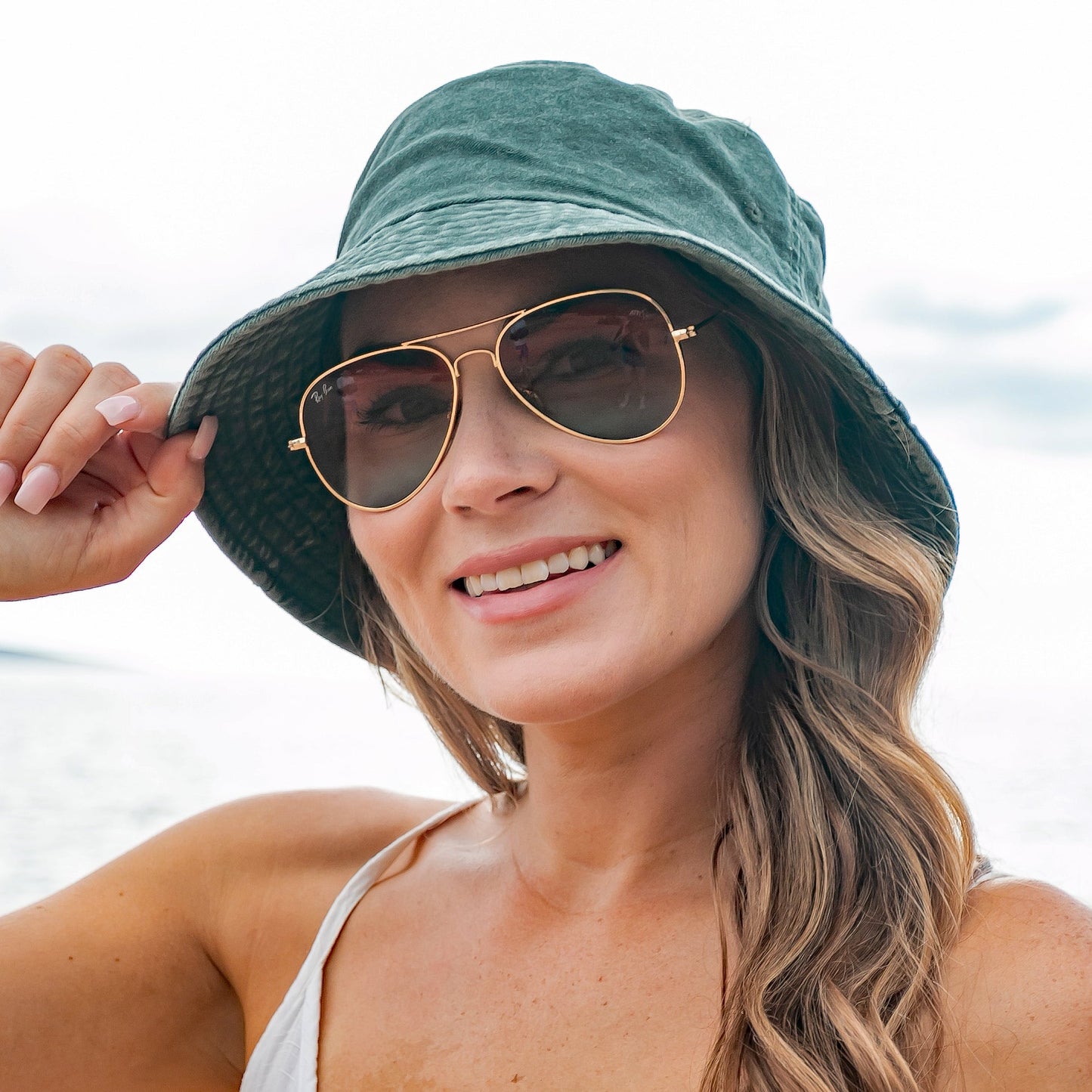 Distressed Washed Bucket Hat