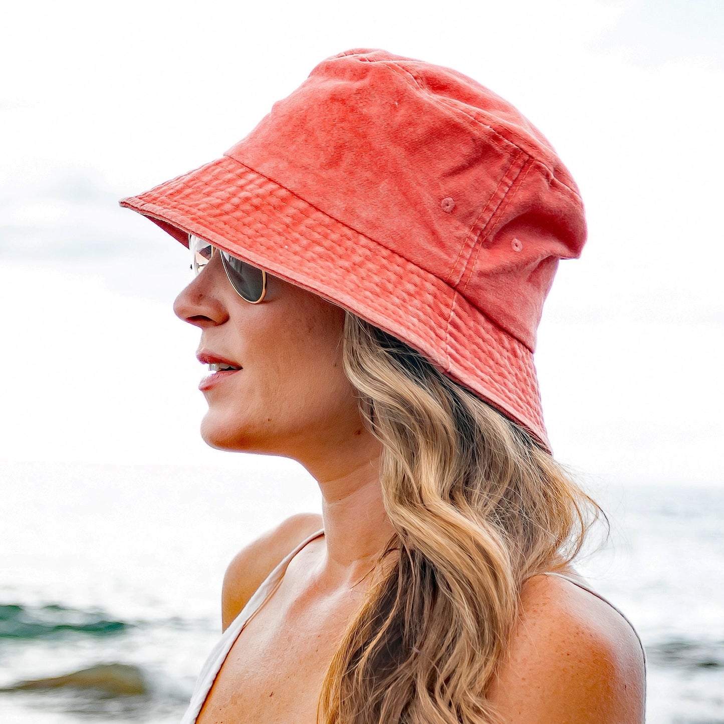 Distressed Washed Bucket Hat