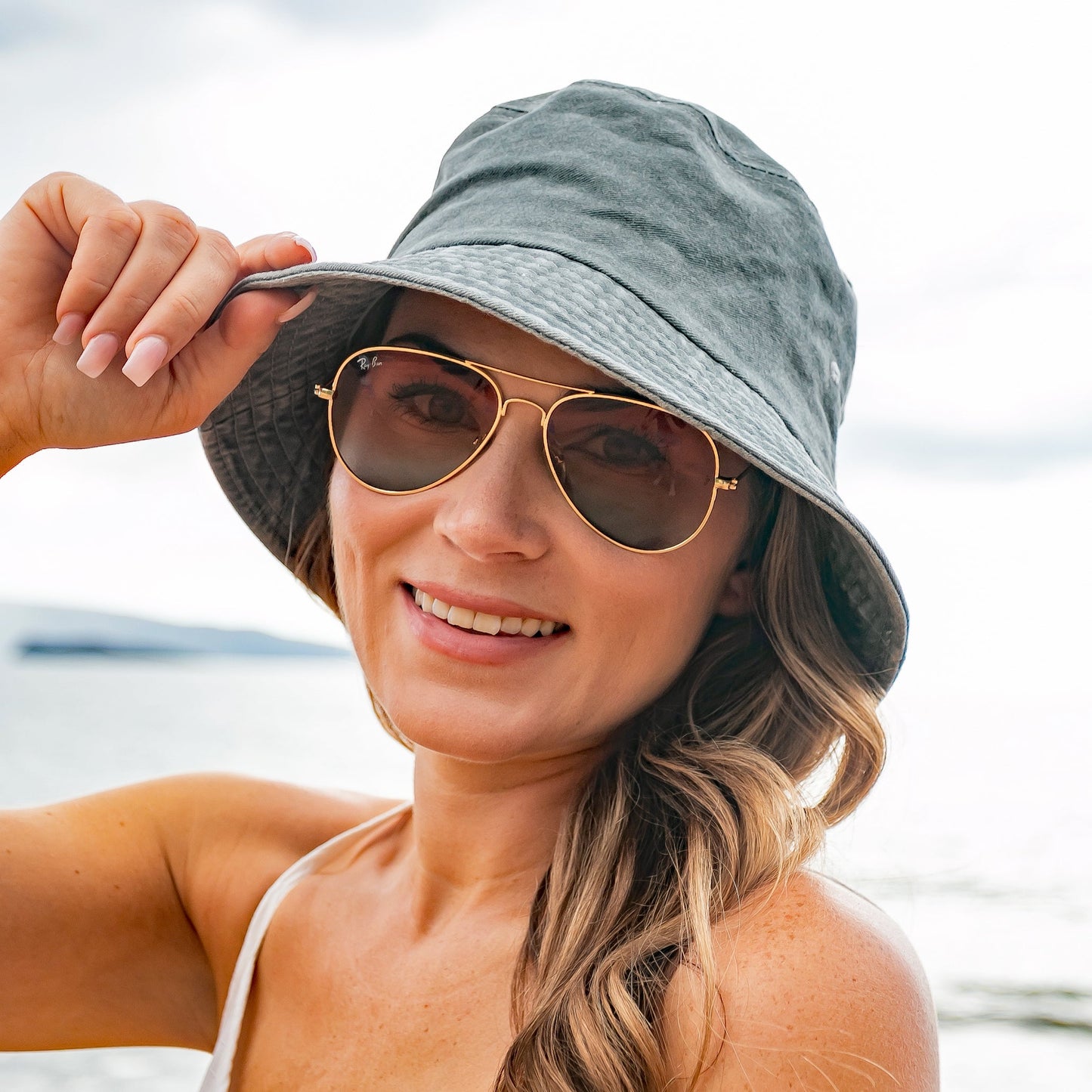 Distressed Washed Bucket Hat