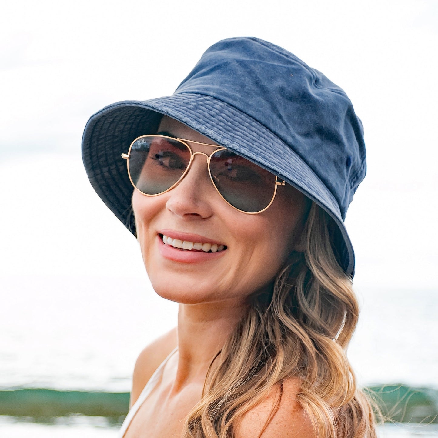 Distressed Washed Bucket Hat
