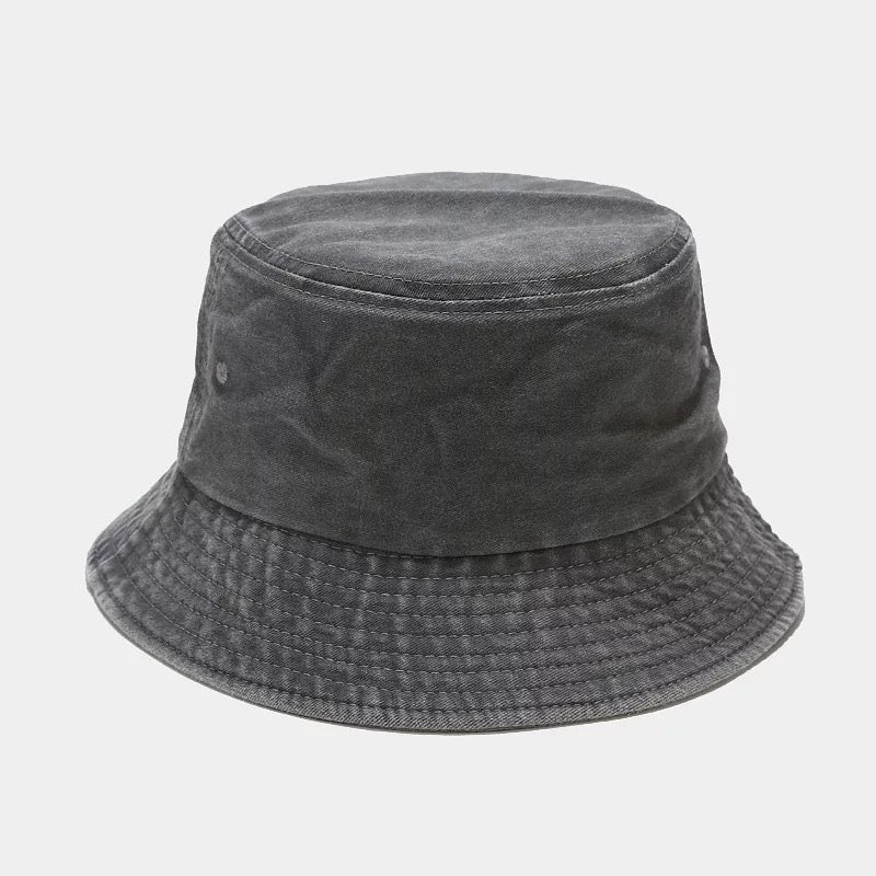 Distressed Washed Bucket Hat