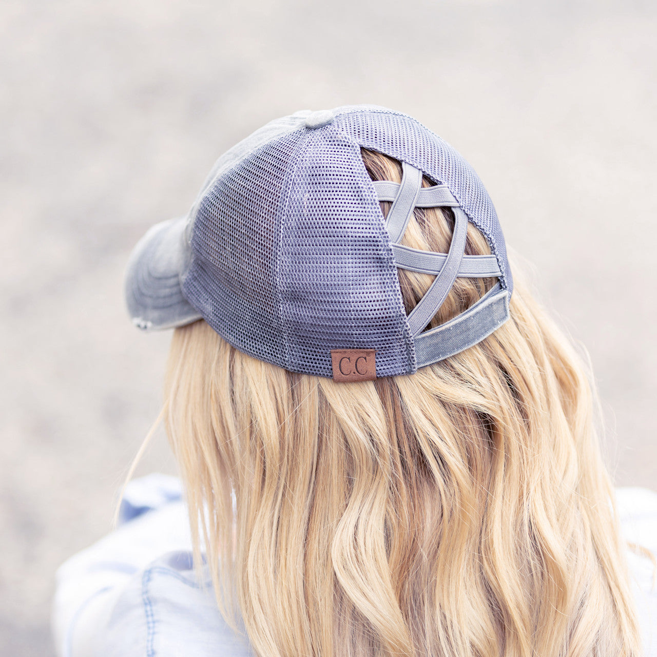 CC Criss-Cross Ponytail Cap