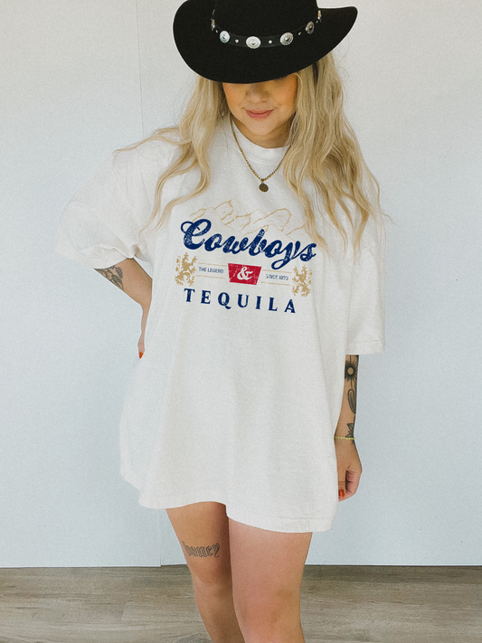 Cowboys and Tequila Tee or Sweatshirt