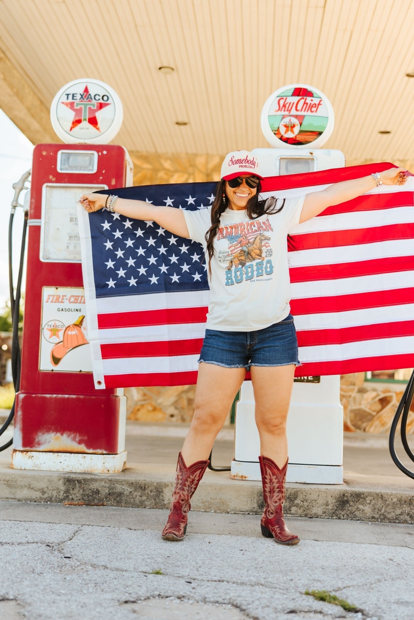 American Rodeo 4th of July Graphic Tee
