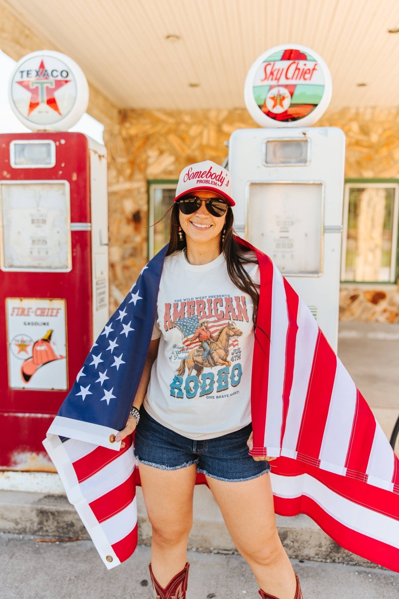 American Rodeo 4th of July Graphic Tee
