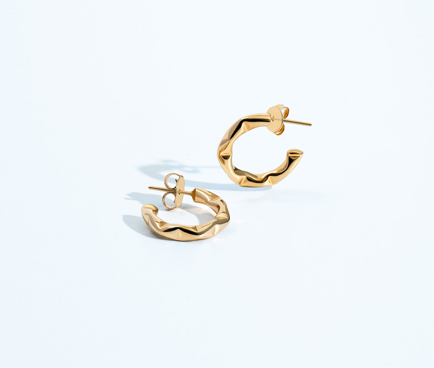 Sabrina Abstract Small Hoops