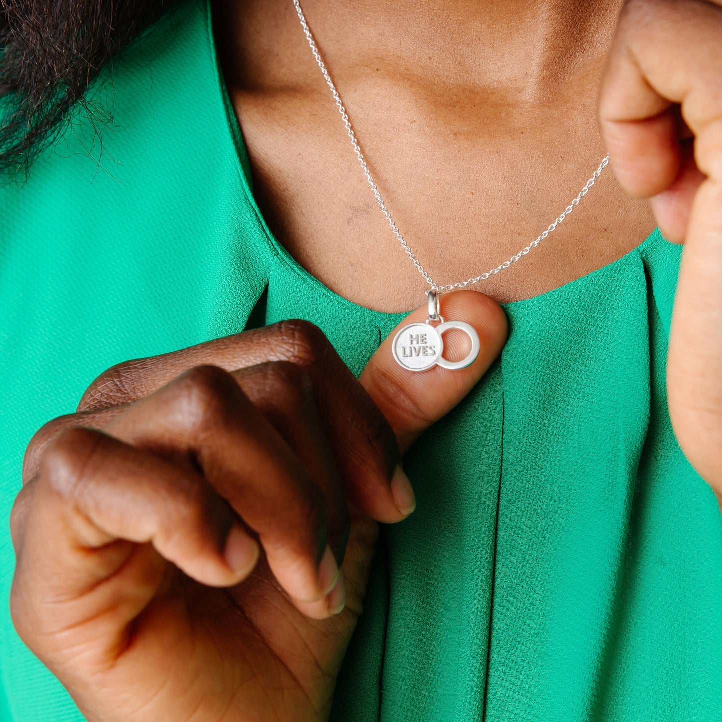 The Empty Tomb Pendant Necklace | He Lives